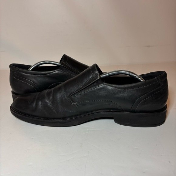 ECCO METROPOLE LONDON PENNY LOAFERS BLACK LEATHER SIZE 45 Men’s Size 11 11.5 - Picture 3 of 10